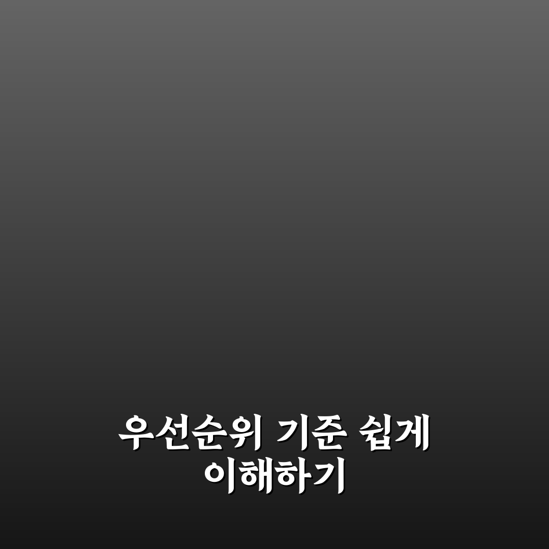 처음학교로 유치원 우선순위 조건 쉽게 알려드려요