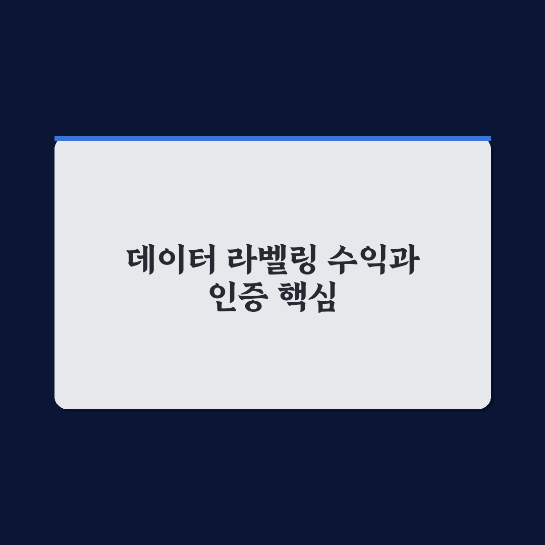 데이터 라벨링 수익 인증 및 플랫폼 추천과 활용법 정리