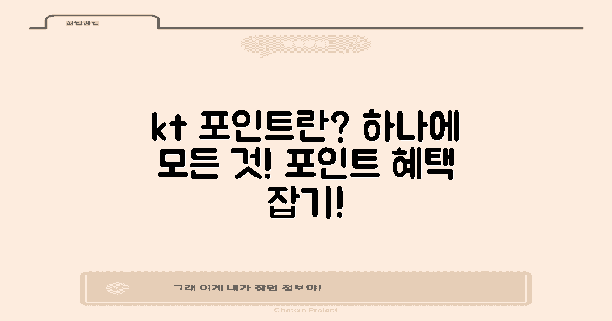 kt 포인트란 무엇인가?