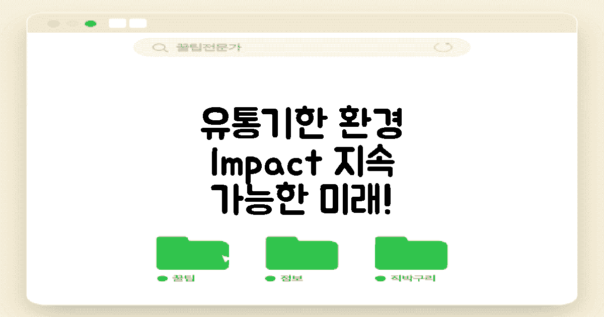 유통기한과 환경 영향