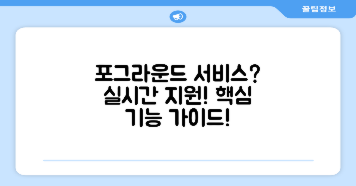 포그라운드 서비스란?