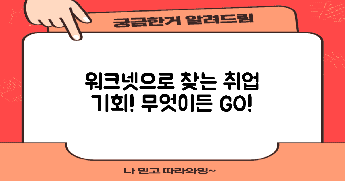 워크넷으로 무엇을 찾을까?