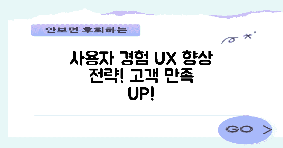 사용자 경험 향상 전략
