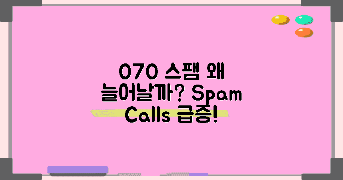 070전화 스팸 왜 늘어날까?