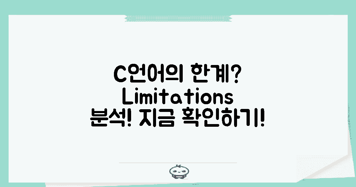 C언어의 한계는 무엇일까?