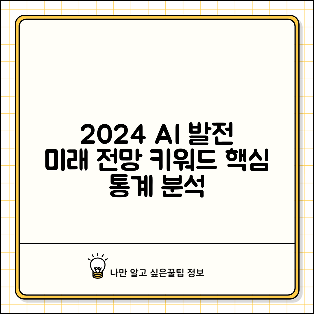 2024년 예측: AI 발전 방향과 미래 전망의 핵심 통계 분석